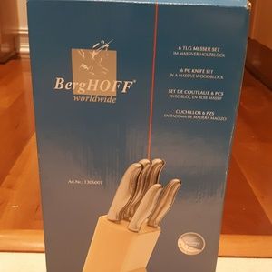 Berghoff knives and knife block